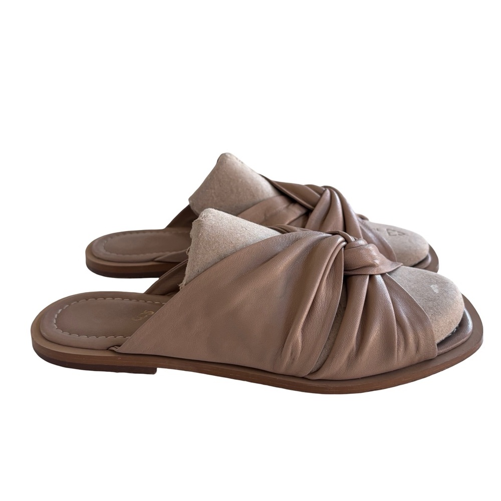 Saint G Women’s Tan Leather Sandals Sz 39